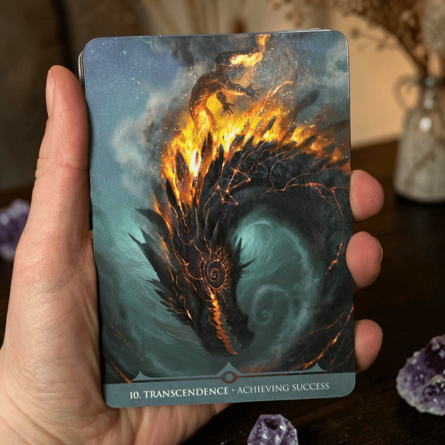 Star Dragons Orakelkarten – Drachen Orakel Deck mit Begleitbuch (Englisch)