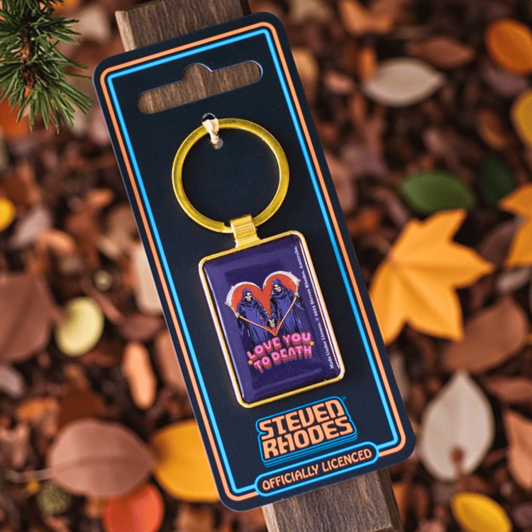 Steven Rhodes Schlüsselanhänger – „Love You To Death“ Dark-Romance-Motiv