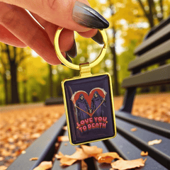 Steven Rhodes Schlüsselanhänger – „Love You To Death“ Dark-Romance-Motiv