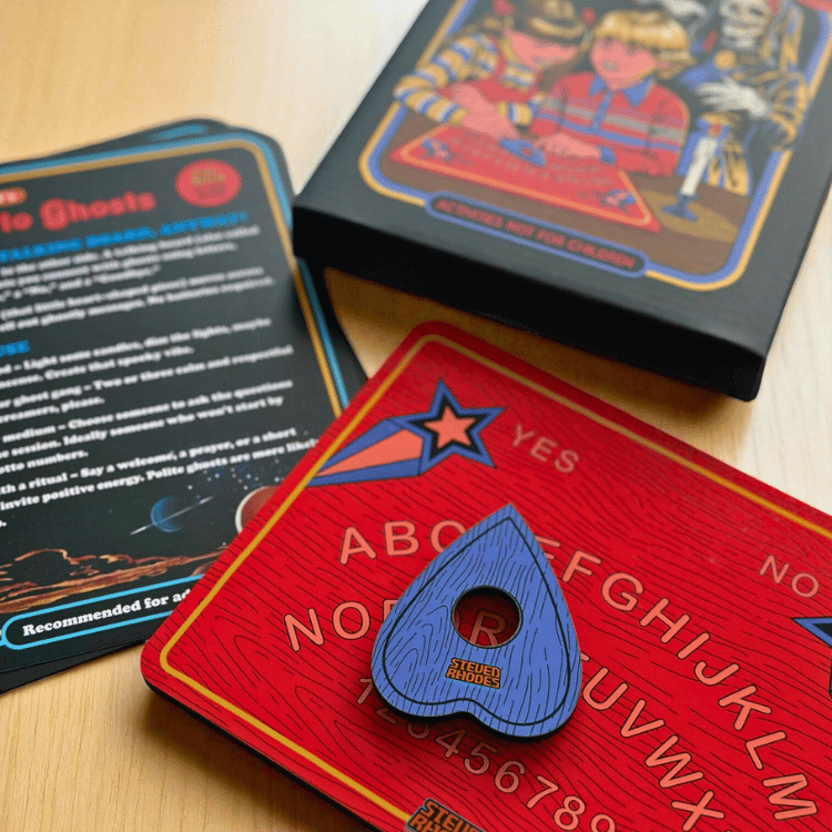 Steven Rhodes Talking Board – „Let’s Talk to Ghosts“ Spirit Board