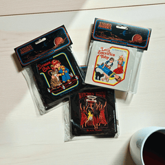 Steven Rhodes Untersetzer – 3 skurrile Retro-Coaster für Witchy-Deko