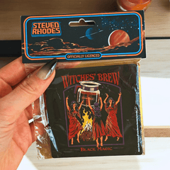 Steven Rhodes Untersetzer – 3 skurrile Retro-Coaster für Witchy-Deko