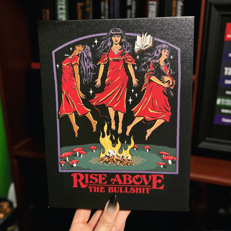 Steven Rhodes Wandbild – 4 Retro Leinwandbilder