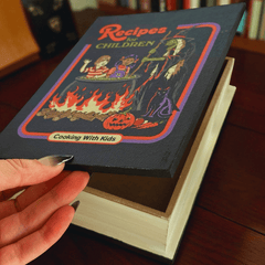 Steven Rhodes „Recipes for Children“ Buch-Box – Versteck mit Humor