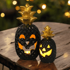 Ananas Deko Fratze für Halloween & das ganze Jahr