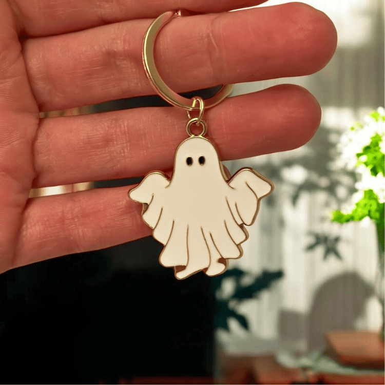 Summerween Geist-Schlüsselanhänger – Dein süßer Spuk für unterwegs