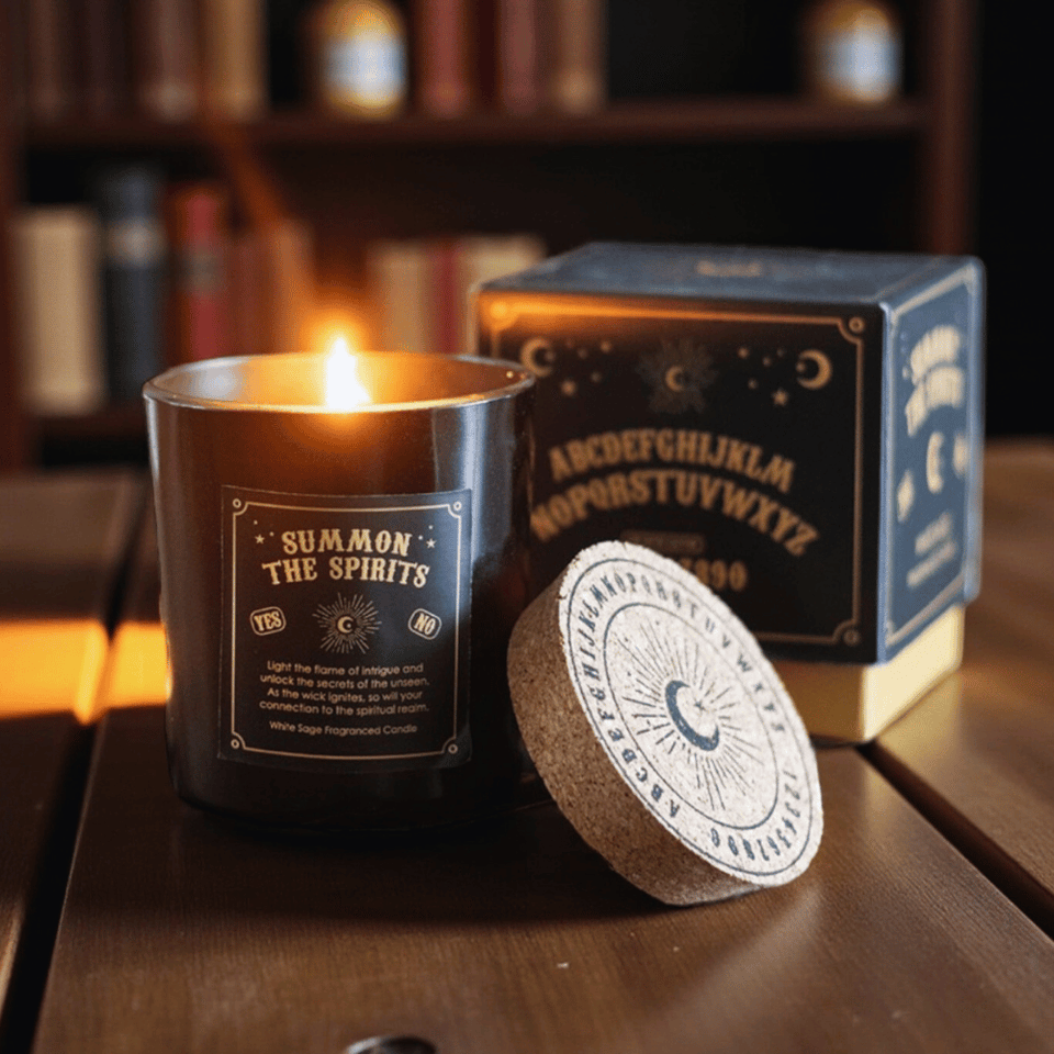 Talking Board Duftkerze – Weißer Salbei