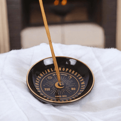 Räucherstäbchenhalter „Talking Board“ – Mystische Räucherschale mit Ouija-Design