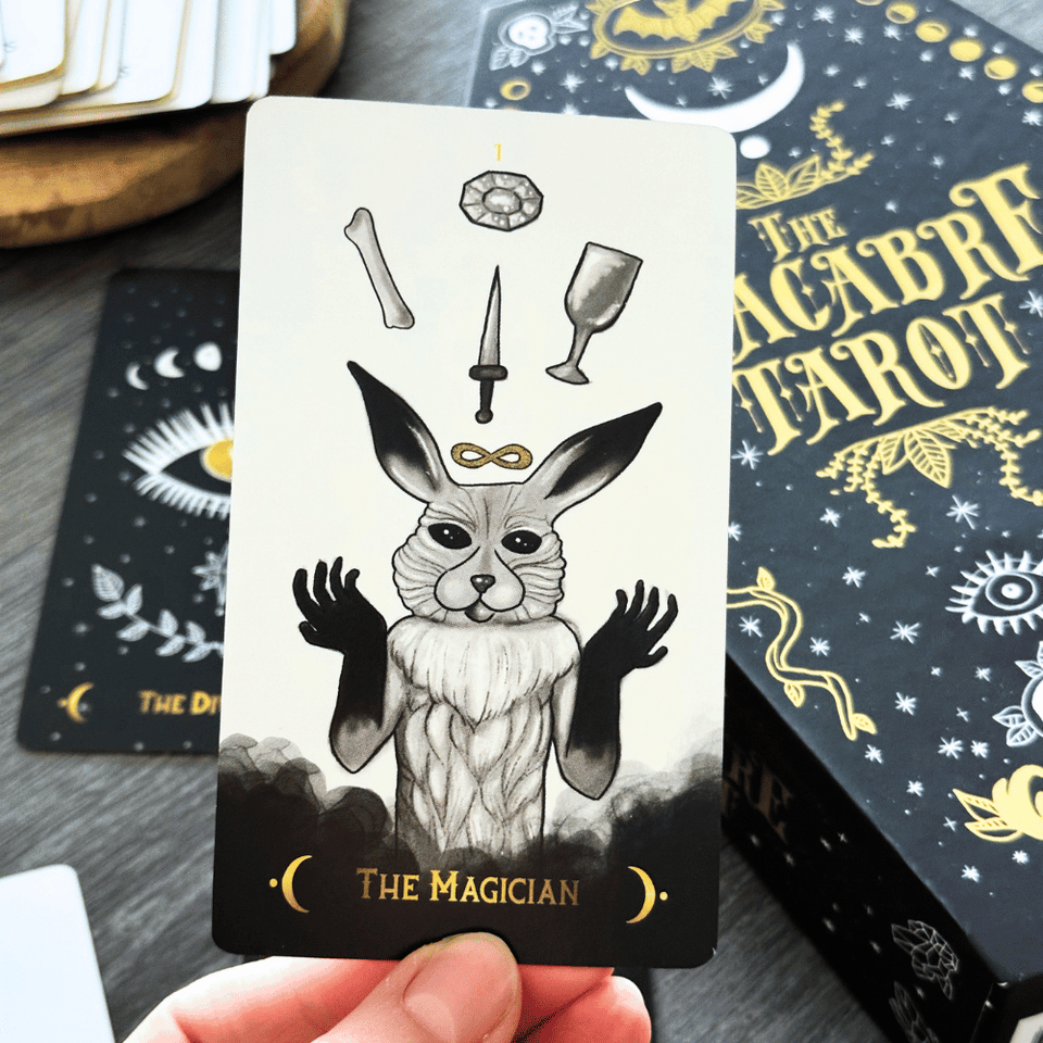 The Macabre Tarot – Tarotkarten Deck in Sargform für Dark Aesthetic Fans (Englisch)