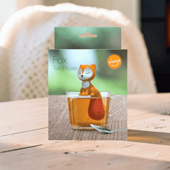 Träumender Fuchs Tee-Ei aus Silikon