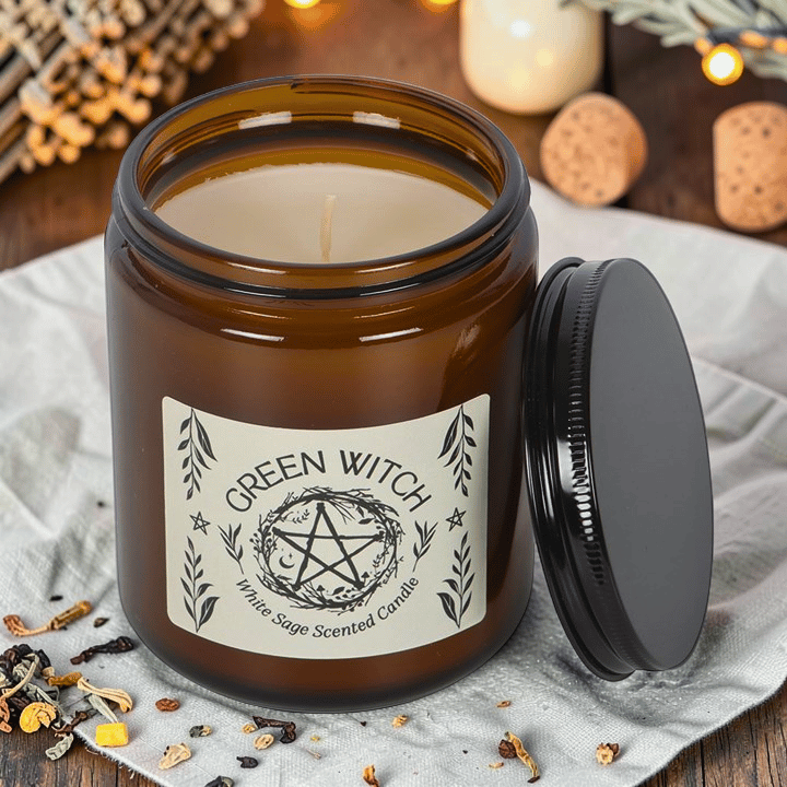 Green Witch Kerzenset – Drei Duftkerzen für witchy Momente und stille Rituale