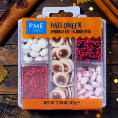 Halloween Streuselmix Blutige Augen, 5-in-1