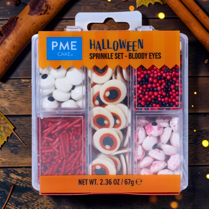 Halloween Streuselmix Blutige Augen, 5-in-1