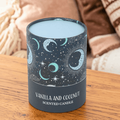 Blue Moon Duftkerze – Vanille & Kokos im Glas