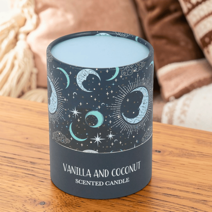 Blue Moon Duftkerze – Vanille & Kokos im Glas