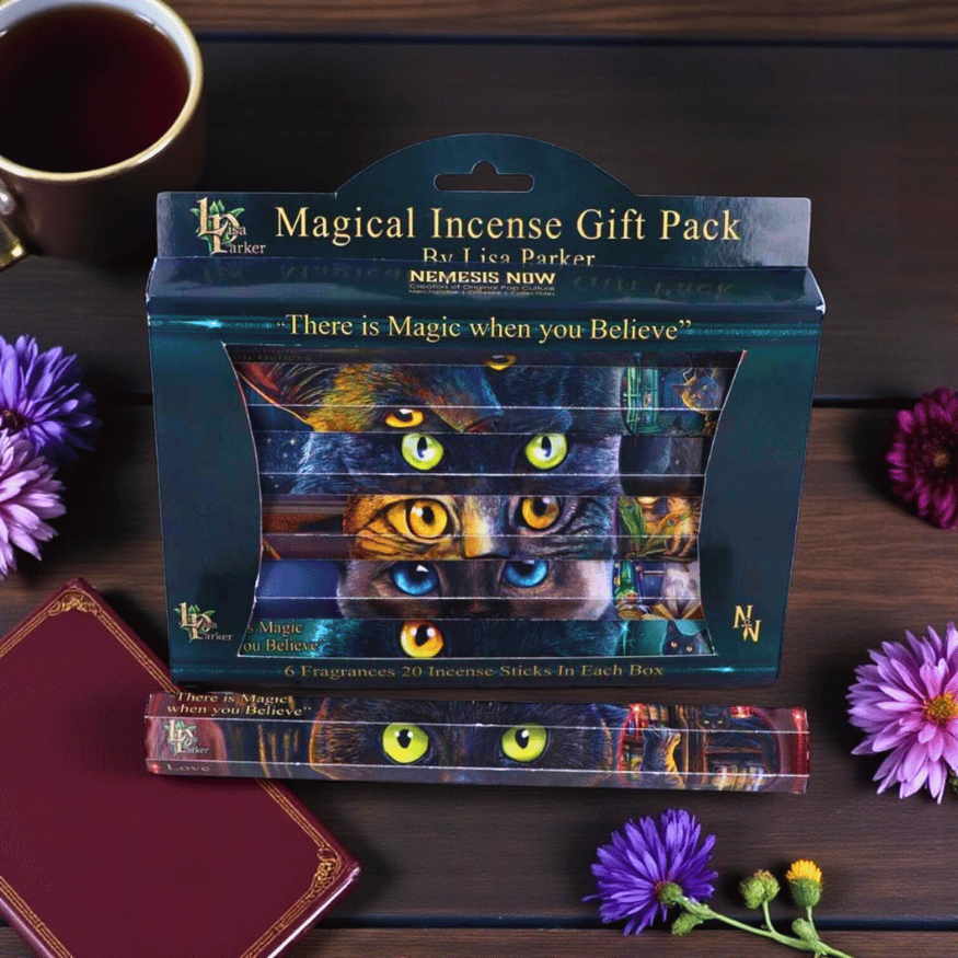 Verzauberte Katzen Räucherstäbchen Set von Lisa Parker