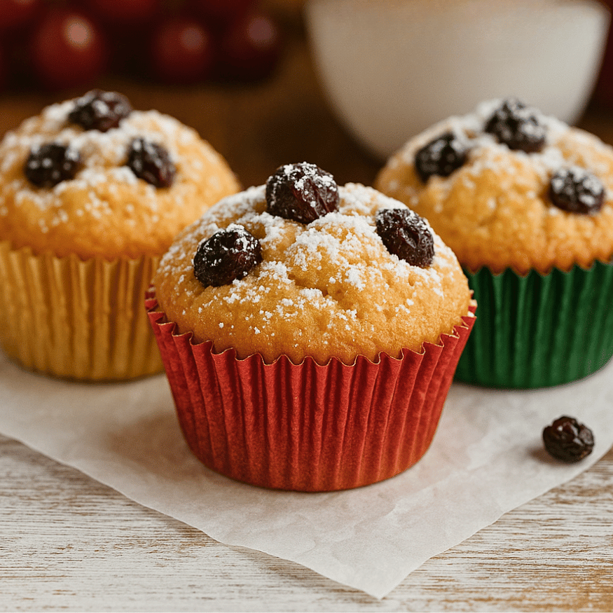 Weihnachliche Backförmchen – Folie Rot/Grün/Gold (36 Stück)