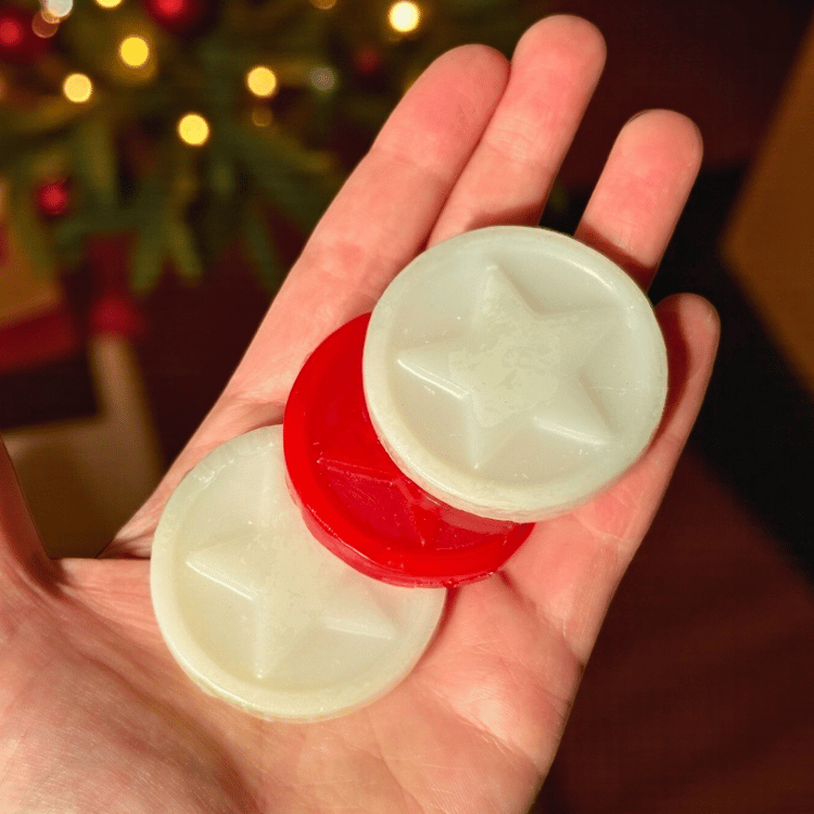 Weihnachtliche Duftlampe Geschenkset – inkl. Teelicht & Duftwachs