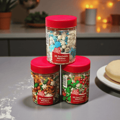 Weihnachts Streusel-Mix 3D verschiedene Winter Varianten (70g)
