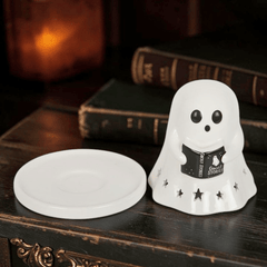 Geister Teelichthalter / Räucherkegel – Summerween Keramik Deko