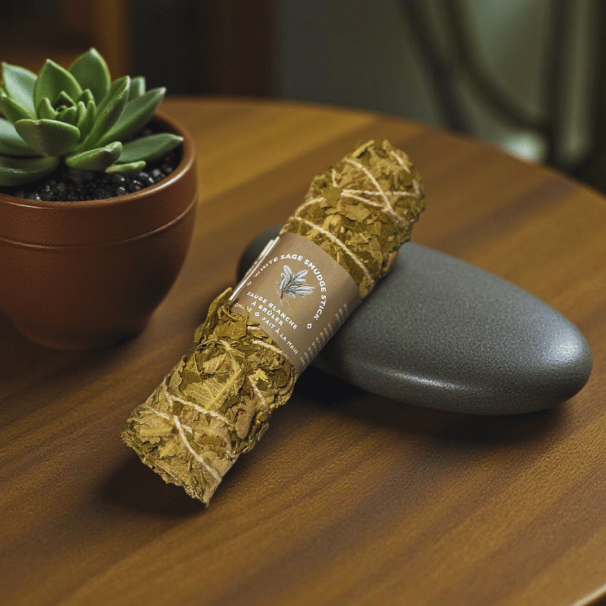 Weißer Salbei Räucherbündel – 15 cm