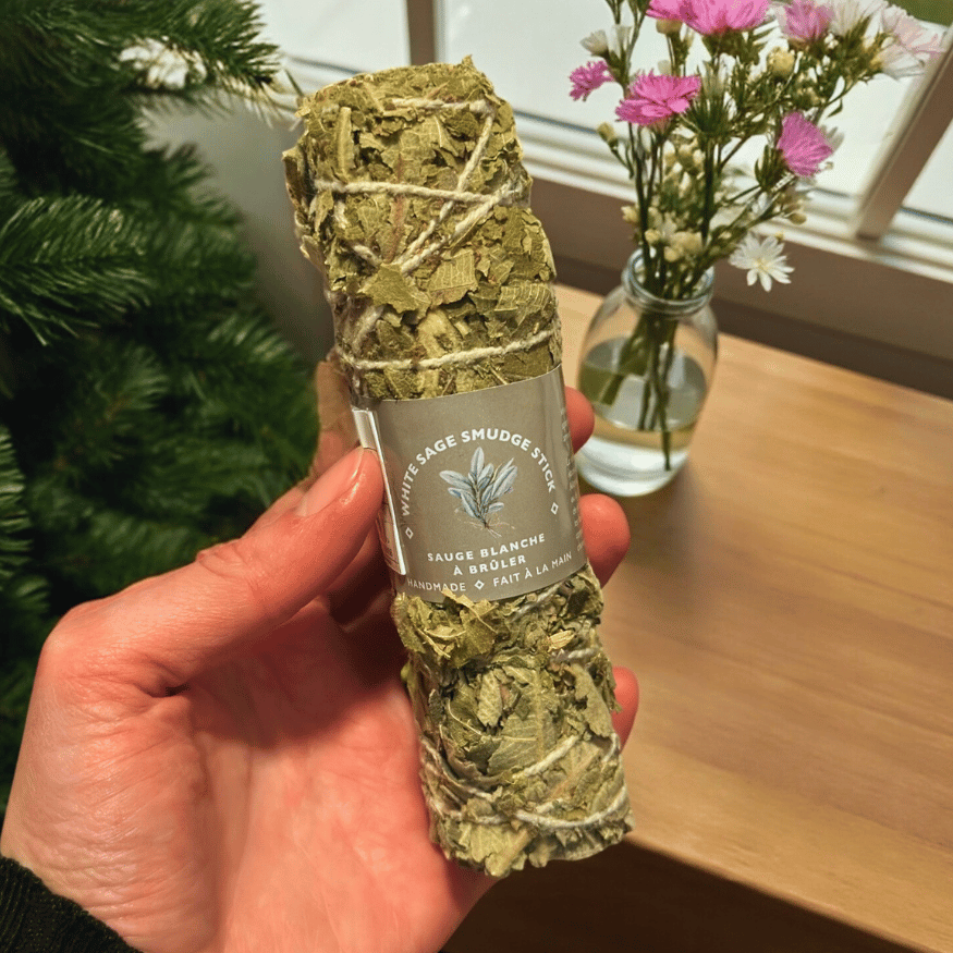 Weißer Salbei Räucherbündel – 15 cm