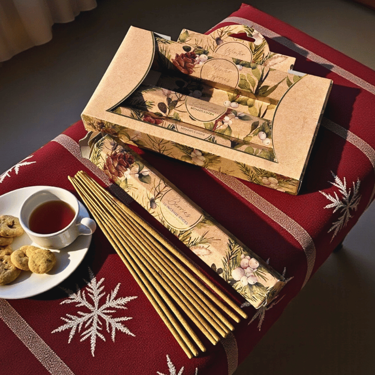 Winter Berrys Räucherstäbchen Set – 4x 10 Stück mit winterlich-beerig-fruchtigem Duft