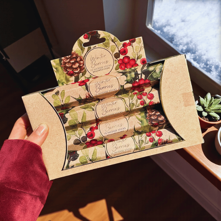 Winter Berrys Räucherstäbchen Set – 4x 10 Stück mit winterlich-beerig-fruchtigem Duft