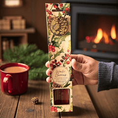 Winter Berrys Räucherstäbchen – Set mit Holzhalter in 2 winterlichen Duftvarianten