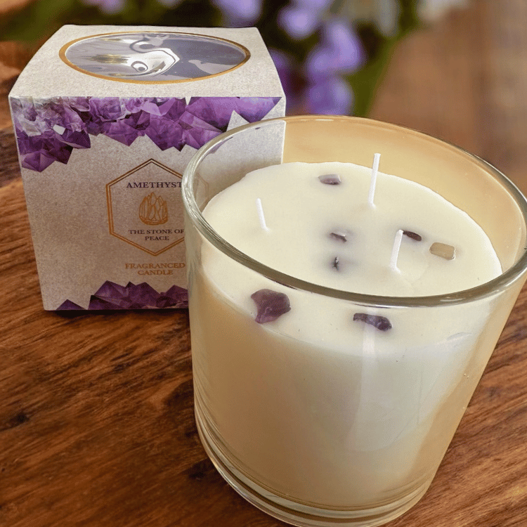 XL Kristalllicht Duftkerze