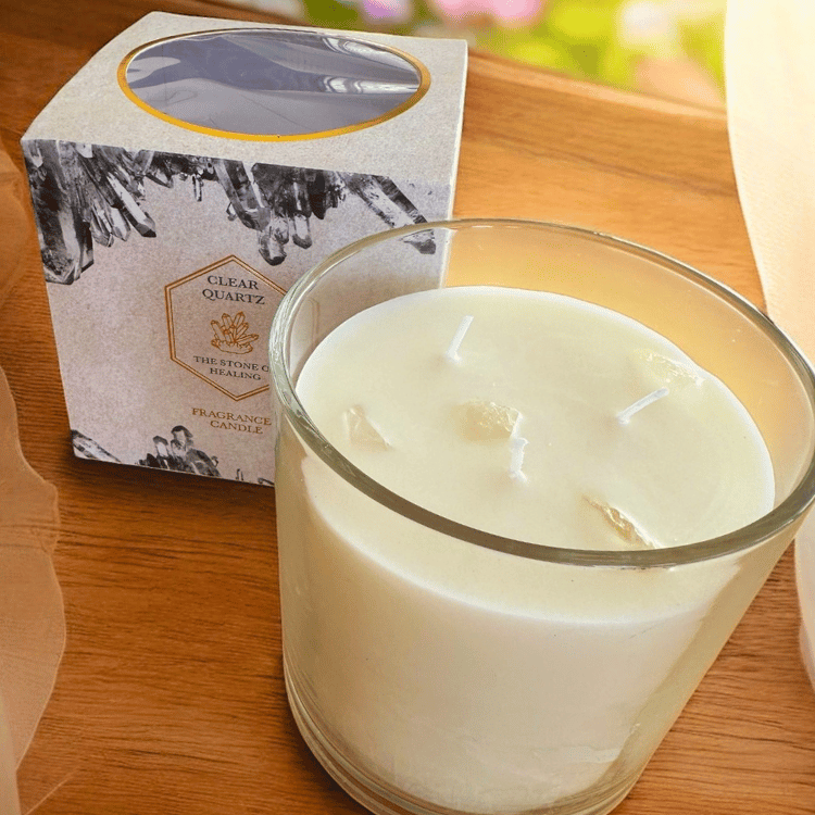 XL Kristalllicht Duftkerze