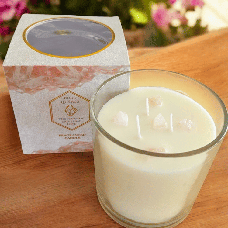 XL Kristalllicht Duftkerze