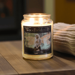 XL Woodbridge Duftkerze Enchanted – Himbeere, Jasmin, Moschus