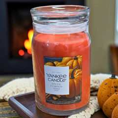 Yankee Candle Spiced Pumpkin Duftkerze im Glas