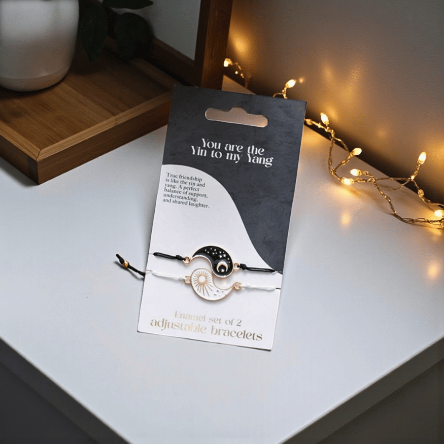 Yin & Yang Partner Schmuck – Armband, Halskette oder Schlüsselanhänger für Verbundenheit & Balance