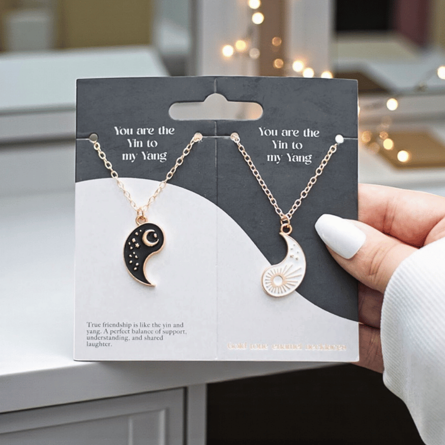 Yin & Yang Partner Schmuck – Armband, Halskette oder Schlüsselanhänger für Verbundenheit & Balance