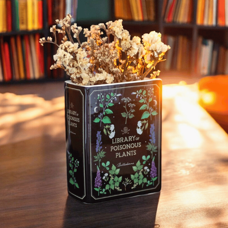 Zauberbuch Keramik Vase