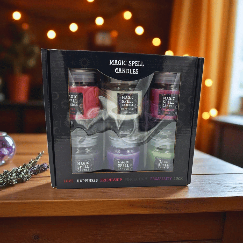 Zauberkerzen 6er-Set – Manifestation, Zauberei & Magische Rituale