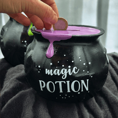 Zaubertrank-Spardose – Magische Deko fürs Bücherregal