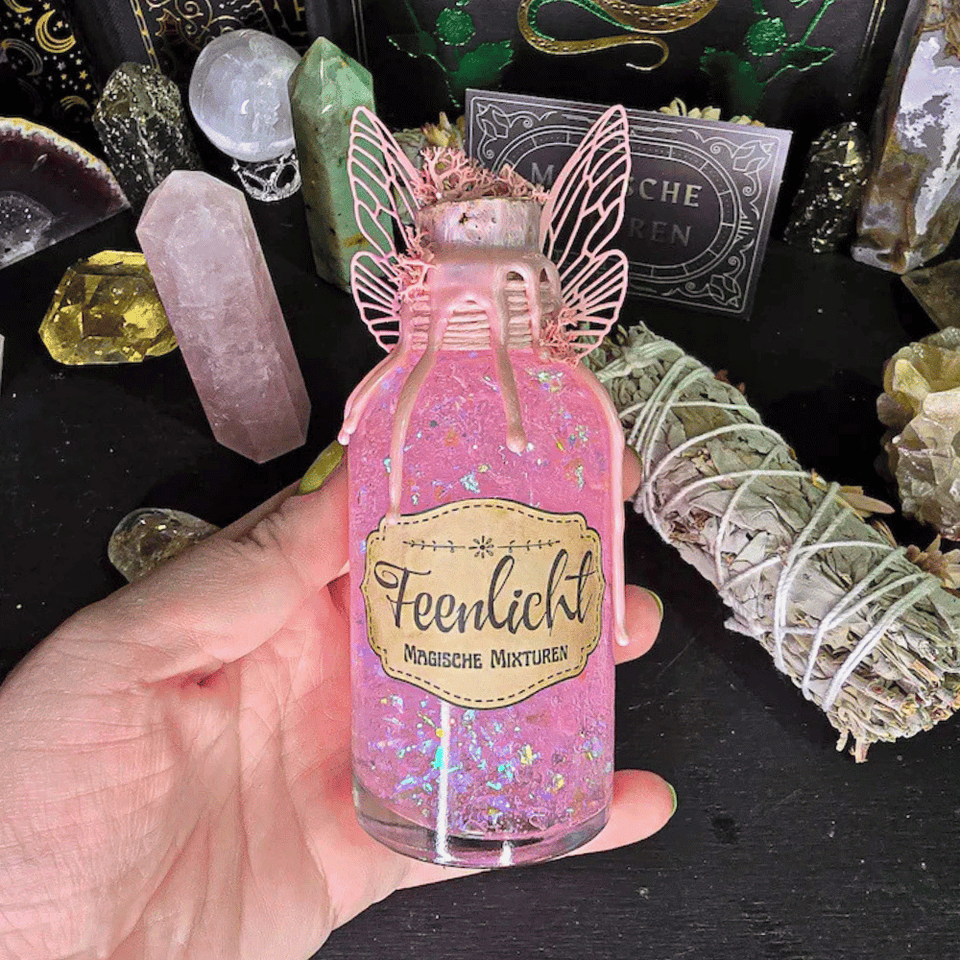 Zaubertrank Flasche Deko – Feenlicht