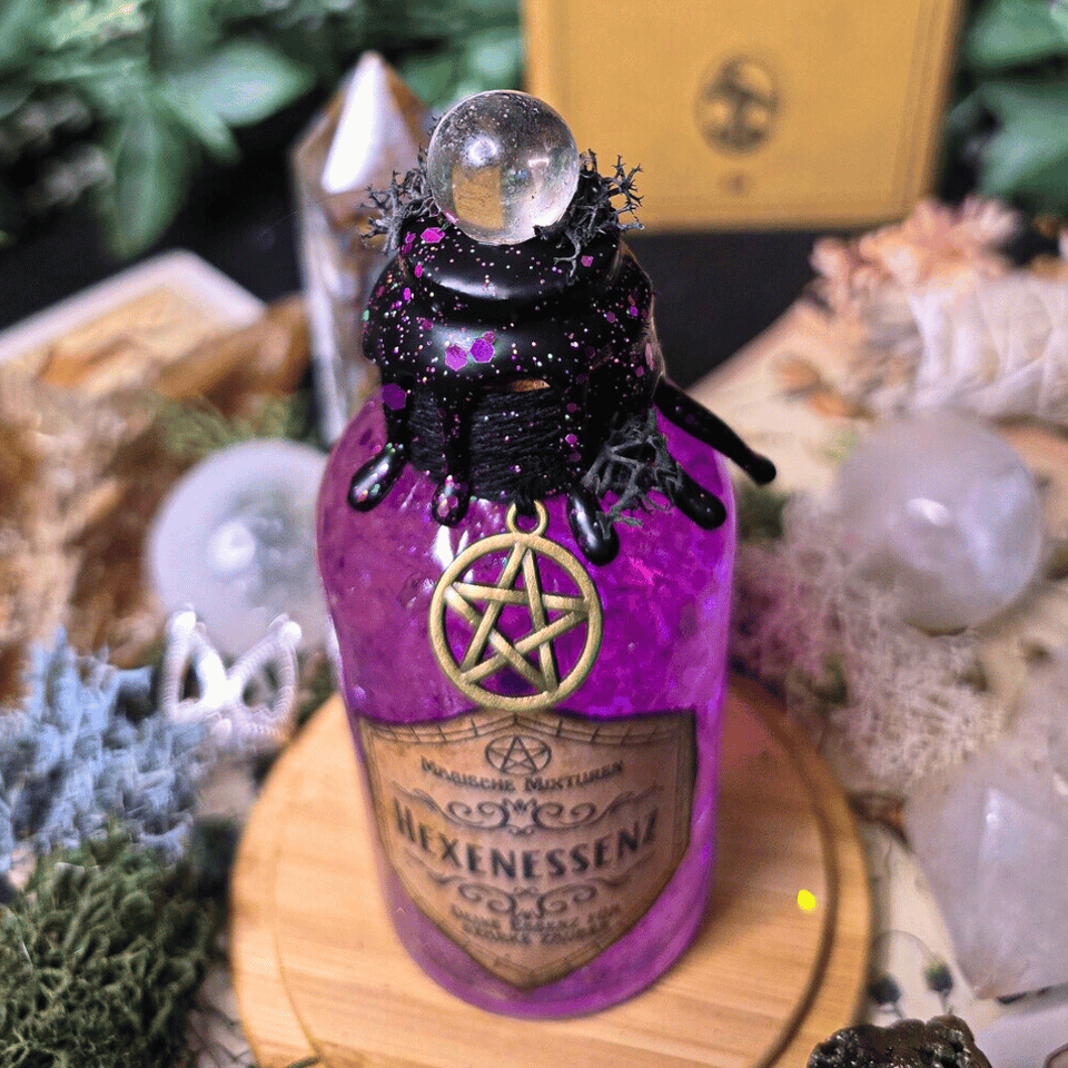 Zaubertrank Flasche Deko – Hexenessenz