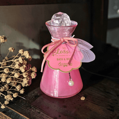 Zaubertrank Schaumbad Blossom – Rosa Badeelixier mit Rosenduft
