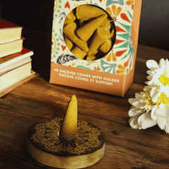 Zitruszauber Räucherkegel – 2er Set