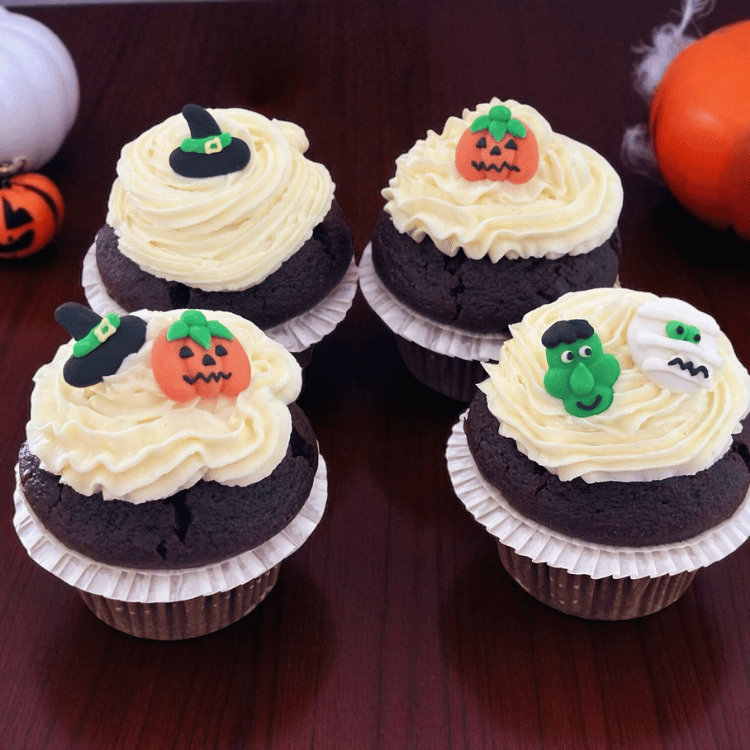 Zuckerdekoration Kürbis, Mumie & Hexenhut – Gruseliges Halloween Set