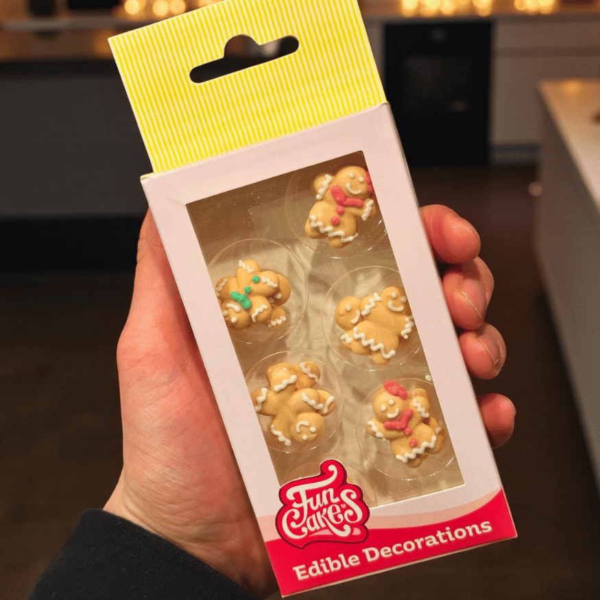 Zuckerdekoration Lebkuchen Männchen – 12 Stück für Weihnachtsgebäck