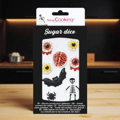 Zuckerdekoration Horror-Motive – Gruseliges Halloween Set