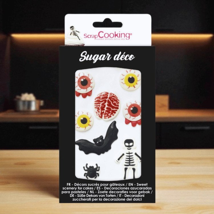 Zuckerdekoration Horror-Motive – Gruseliges Halloween Set