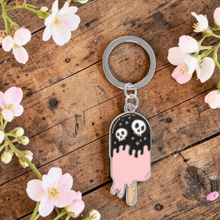 Creepy Eis Schlüsselanhänger – Summerween Accessoire