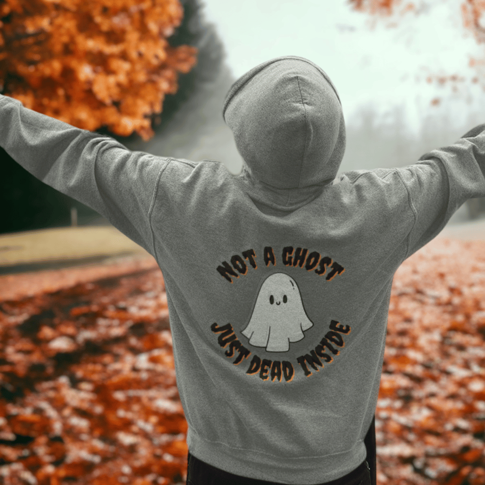 Not a ghost, just dead inside :) - Pullover (Hoodie)
